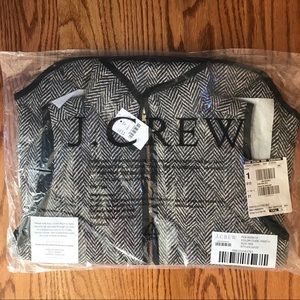 J Crew Factory Herringbone Puffer Vest XXS NWT